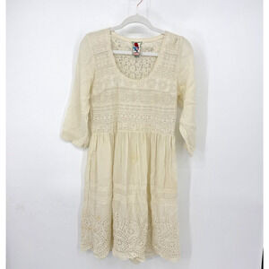 Johnny Was Dress Size Small Boho Cottagecore Fairy Hippie Prairie Whimsical‎